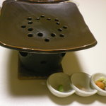 Amaharashi Onsen Isohanabi - 陶板焼き