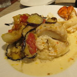 キャトルラパン 北梅田 - 1706_キャトルラパン 北梅田_海老と白身魚のソテー