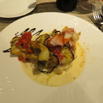 キャトルラパン 北梅田 - 1706_キャトルラパン 北梅田_海老と白身魚のソテー