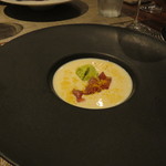 キャトルラパン 北梅田 - 1706_キャトルラパン 北梅田_冷製ポタージュ マグロと