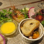 キャトルラパン 北梅田 - 1706_キャトルラパン 北梅田_前菜8種盛