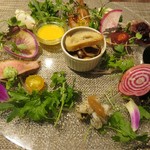 キャトルラパン 北梅田 - 1706_キャトルラパン 北梅田_前菜8種盛