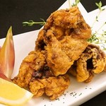 Juicy fried young chicken