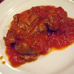 Torattoria Amazza - 砂肝のトマト煮込み