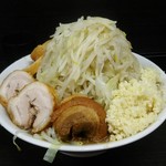 ラーメン二郎 川越店 - 大豚￥950 野菜増し増しニンニク増し増し