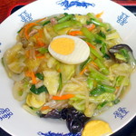 国泰 - あんかけ上海メン（800円）トッピングのゆで卵はサービス