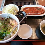 焼肉 横濱慶州苑 - 2011/2　得々カルビ定食1000円