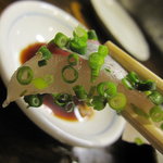 魚虎 - 葱たっぷり、コリコリで旨～い！