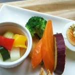 カフェきりき - 添えられた野菜