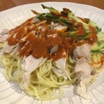 萬盛園 - 棒棒鶏麺 570円 か、辛い！！！痺れる辛さ！！