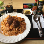 キッチンおおさか - 本日の日替わり。この日はナポリタン定食  ¥700