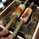 広小路でんでん - にぎりちくわ(焼きはセルフ)