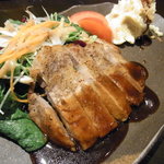 まんまるの月 - 京都ポークのロースステーキ　バルサミコソース