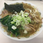 青島食堂 - 青島チャーシュー ＋ ほうれん草100 ＋ ねぎ50