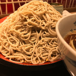 味奈登庵 - #食べログ的に撮るとこうなる。  
      別盛りの大盛り、味奈登庵らしく目に訴えかける。