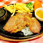 ステーキハウス松木 - マンガリッツァ豚のステーキ