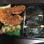 日本亭 - この唐揚げのデカさ、お分かりいただけただろうか？