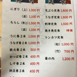 奴寿司 - メニュー