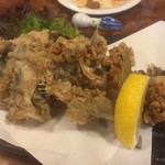 居酒屋 前 - おこぜ唐揚げ