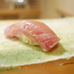 東麻布 天本 - 塩釜マグロ大トロ