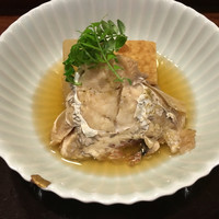 徳うち山 - 鯛アラ煮と厚揚・大根