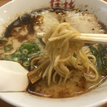 桂花ラーメン - 固めの麺です