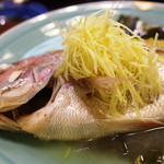 大衆料理　川治 - 鯛蒸し