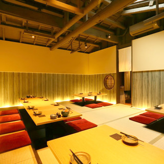 最大25名様まで！京都の雰囲気を満喫。ゆったりした空間。掘り炬燵席です。