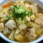 うどん田中 - しっぽくうどん　６５０円　たっぷりの野菜をおだし炊いた具が沢山！香川の郷土料理です。