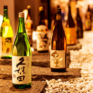 種類豊富日本酒は50種以上取り揃え！