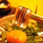 生け簀の銀次 - キビナゴ月見丼