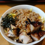 和食れすとらん 天狗 - ミニ鶏照り焼きとそぼろ丼