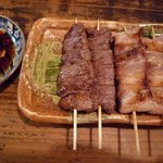 Yakitori Kako - 牛串・豚バラ