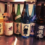 お酒とごはん ふぅふぅ - 焼酎の一部