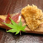 銀座 小十 - 松茸のフライ