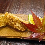 銀座 小十 - 松茸のフライ