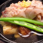 銀座 小十 - 甘鯛，松茸，にゅうめんのお椀