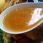 だるま軒 - スープのアップ