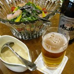 バンテリンドーム ナゴヤ プライム ワン - スモークチキンのサラダ1200円