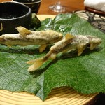 傳 - (2017年6月　訪問)揚げたて稚鮎～。