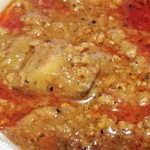 SPICY CURRY 魯珈 - ベイガンキーマのアップ