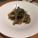 稚鮎と舞茸のフリット