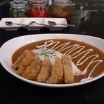 高橋カレー - ランチカレーのカツ追加