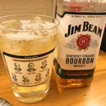 立ち呑み しゅう - 前回おろしたボトルを出してもらいました