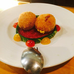 舟町一期 - カボチャのクリームコロッケ   衣が固くてサクサク