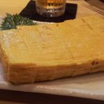 蕎麦バーかつのや - 蕎麦入り厚焼き玉子