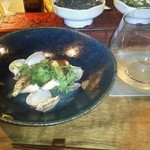 鉄板焼 とよ田 - あさりと魚の出汁