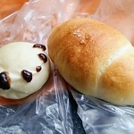 パンの店キャリコ - 塩パン100円 チョコパンダ50円