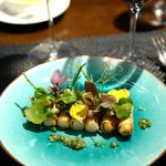 タマヤ - ホワイトアスパラとホタルイカ