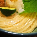 堺うどん ちはや - 梅生醤油うどん（うどん：細麺）